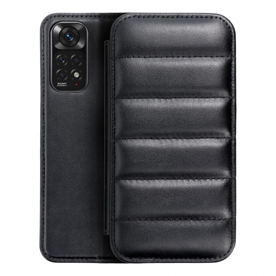 Xiaomi Redmi Note 11, 11S Puffer Book Black Кейс