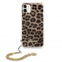Apple iPhone 11 Guess GUHCN61KSLEO Original Faceplate Leopard + Gold Chain Handle Кейс Apple iPhone 11 Guess GUHCN61KSLEO Original Faceplate Leopard + Gold Chain Handle Кейс