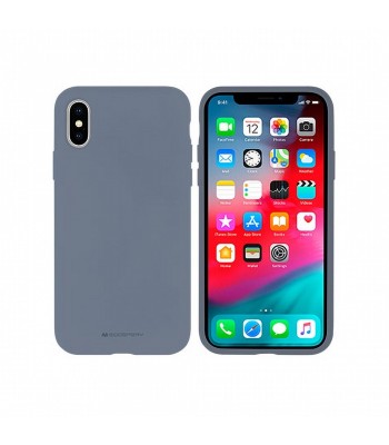 Apple iPhone 11 Mercury Silicone Silky-Soft Lavender Grey Кейс