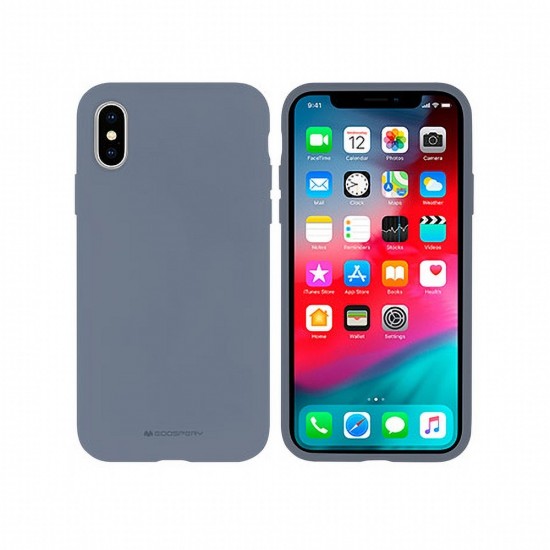 Apple iPhone 11 Mercury Silicone Silky-Soft Lavender Grey Кейс
