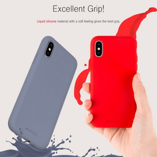 Apple iPhone 11 Mercury Silicone Silky-Soft Lavender Grey Кейс