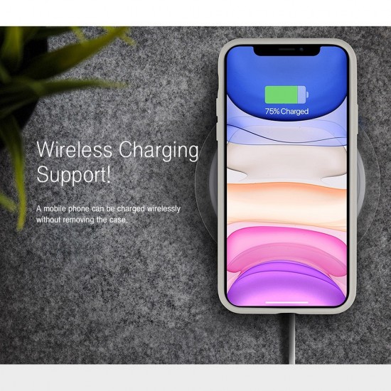 Apple iPhone 11 Mercury Silicone Silky-Soft Lavender Grey Кейс