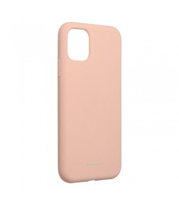 Apple iPhone 11 Mercury Silicone Silky-Soft Pink Sand Кейс