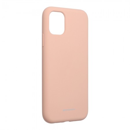 Apple iPhone 11 Mercury Silicone Silky-Soft Pink Sand Кейс