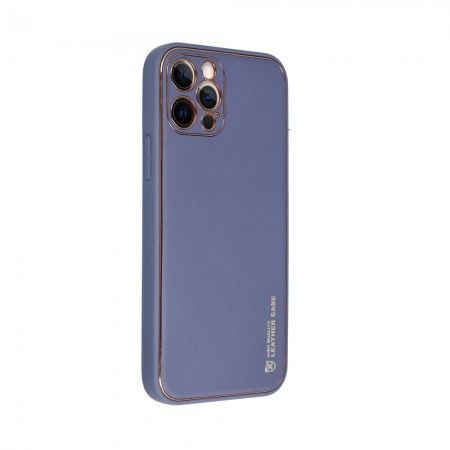 Apple iPhone 12, 12 Pro Forcell Leather Blue Кейс