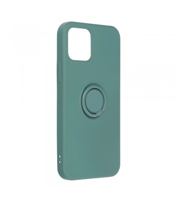 Apple iPhone 12, 12 Pro Forcell Silicone Ring Green Кейс