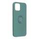 Apple iPhone 12, 12 Pro Forcell Silicone Ring Green Кейс