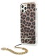 Apple iPhone 12, 12 Pro Guess GUHCP12MKSLEO Leopard + Gold Кейс
