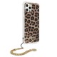 Apple iPhone 12, 12 Pro Guess GUHCP12MKSLEO Leopard + Gold Кейс