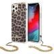 Apple iPhone 12, 12 Pro Guess GUHCP12MKSLEO Leopard + Gold Кейс