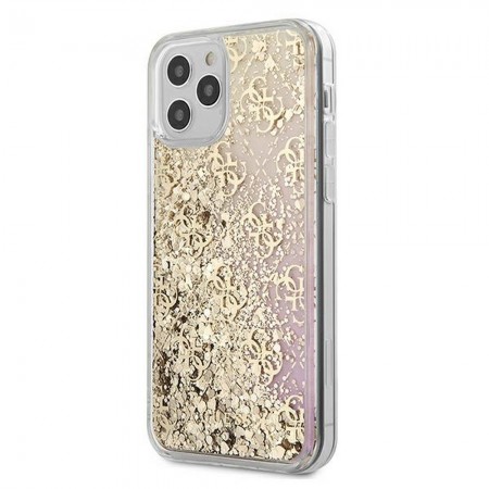 Apple iPhone 12, 12 Pro Guess GUHCP12MLG4GGPIGO Gold Кейс