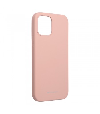 Apple iPhone 12, 12 Pro Mercury Silicone Silky-Soft Pink Sand Кейс