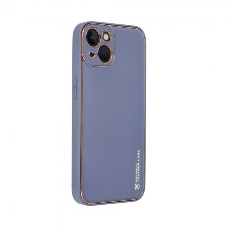 Apple iPhone 13 Forcell Leather Blue Кейс
