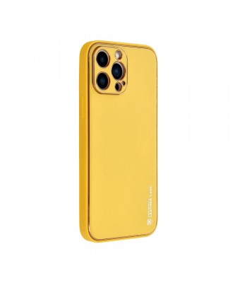 Apple iPhone 13 Forcell Leather Yellow Кейс