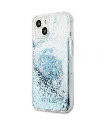 Apple iPhone 13 Guess GUHCP13MLG4GBL Liquid Glitter Blue Кейс