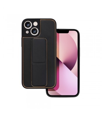 Apple iPhone 13 Mini Forcell Leather KickStand Black Кейс