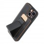 Apple iPhone 13 Mini Forcell Leather KickStand Black Кейс