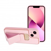Apple iPhone 13 Mini Forcell Leather KickStand Pink Кейс Apple iPhone 13 Mini Forcell Leather KickStand Pink Кейс
