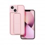 Apple iPhone 13 Mini Forcell Leather KickStand Pink Кейс Apple iPhone 13 Mini Forcell Leather KickStand Pink Кейс
