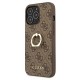 Apple iPhone 13 Pro Guess GUHCP13L4GMRBR Brown+Ring Stand Кейс