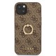 Apple iPhone 13 Guess GUHCP13M4GMRBR Brown+Ring Stand Кейс