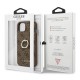 Apple iPhone 13 Guess GUHCP13M4GMRBR Brown+Ring Stand Кейс