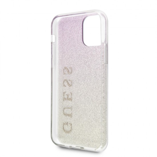 Apple iPhone 11 Pro Max Guess GUHCN65PCUGLGPI Gold Кейс