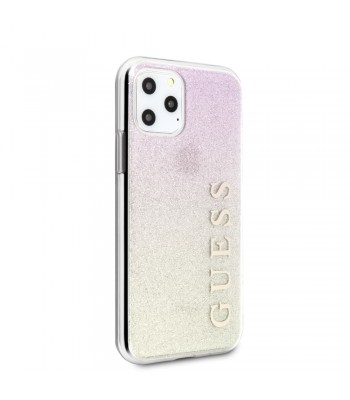Apple iPhone 11 Pro Max Guess GUHCN65PCUGLGPI Gold Кейс