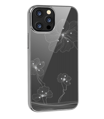 Apple iPhone 13 Devia Crystal Flora Series Siver Кейс