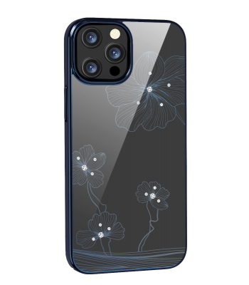 Apple iPhone 13 Pro Devia Crystal Flora Blue Кейс