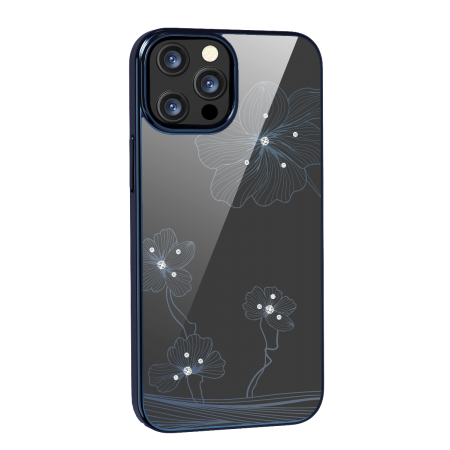 Apple iPhone 13 Pro Devia Crystal Flora Blue Кейс