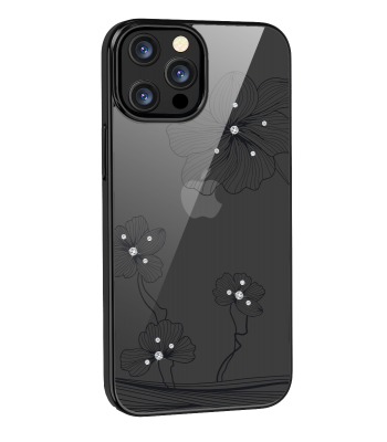 Apple iPhone 13 Pro Devia Crystal Flora Gun Black Кейс
