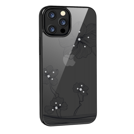Apple iPhone 13 Pro Devia Crystal Flora Gun Black Кейс