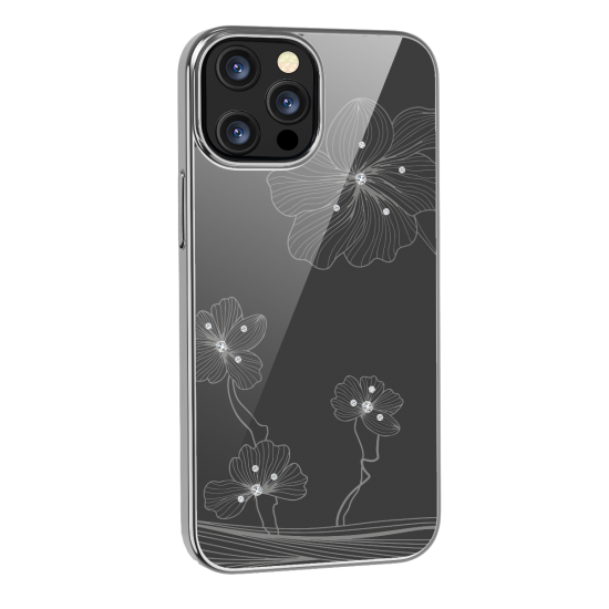 Apple iPhone 13 Pro Devia Crystal Flora Silver Кейс