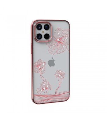 Apple iPhone 13 Pro Devia Crystal Flora Rose Gold Кейс
