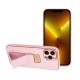 Apple iPhone 13 Pro Forcell Leather Kickstand Pink Кейс