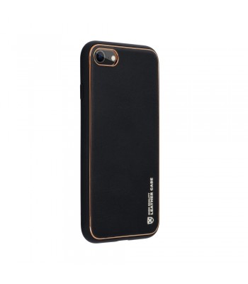 Apple iPhone 7, 8, SE 2020 Forcell Leather Black Кейс