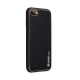 Apple iPhone 7, 8, SE 2020 Forcell Leather Black Кейс