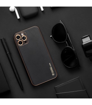 Apple iPhone 7, 8, SE 2020 Forcell Leather Black Кейс
