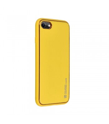 Apple iPhone 7, 8, SE 2020 Forcell Leather Yellow Кейс