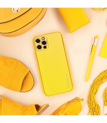 Apple iPhone 7, 8, SE 2020 Forcell Leather Yellow Кейс