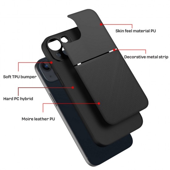 Apple iPhone 7, 8, SE 2020 Forcell Noble Black Кейс