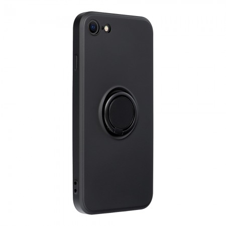 Apple iPhone 7, 8, SE 2020 Forcell Silicone Ring Black Кейс