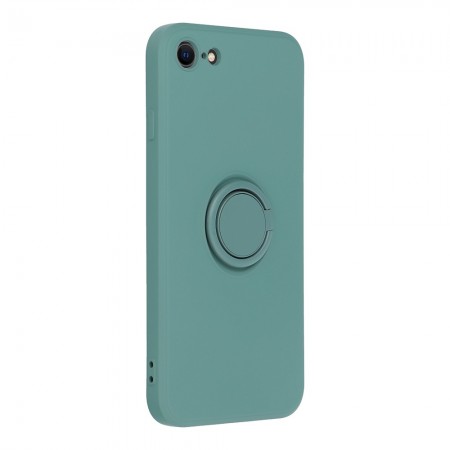 Apple iPhone 7, 8, SE 2020 Forcell Silicone Ring Green Кейс