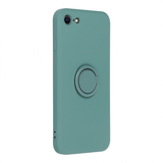 Apple iPhone 7, 8, SE 2020 Forcell Silicone Ring Green Кейс