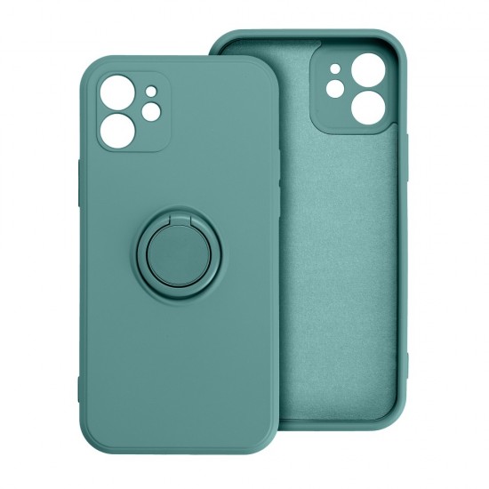 Apple iPhone 7, 8, SE 2020 Forcell Silicone Ring Green Кейс