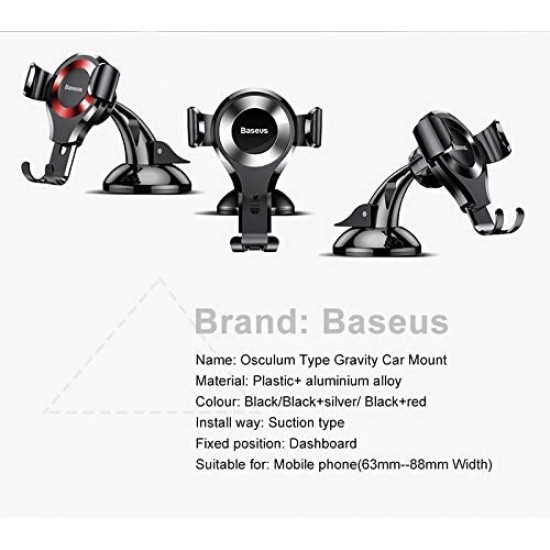Baseus SUYL-XP09 S1-077320 Black/Red GSM Холдер