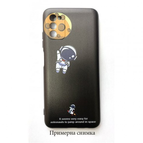 Samsung A03s TPU Astronaut in Space Dark Кейс