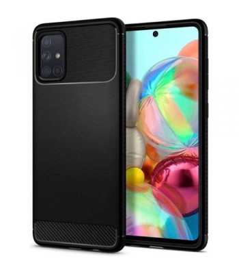 Samsung A30s, A50 TPU Carbon Black Кейс