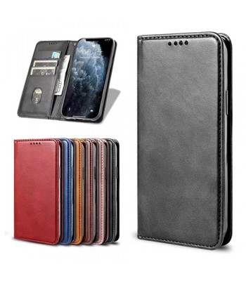 Nokia 1.4 Leather Book Magnit Red Кейс